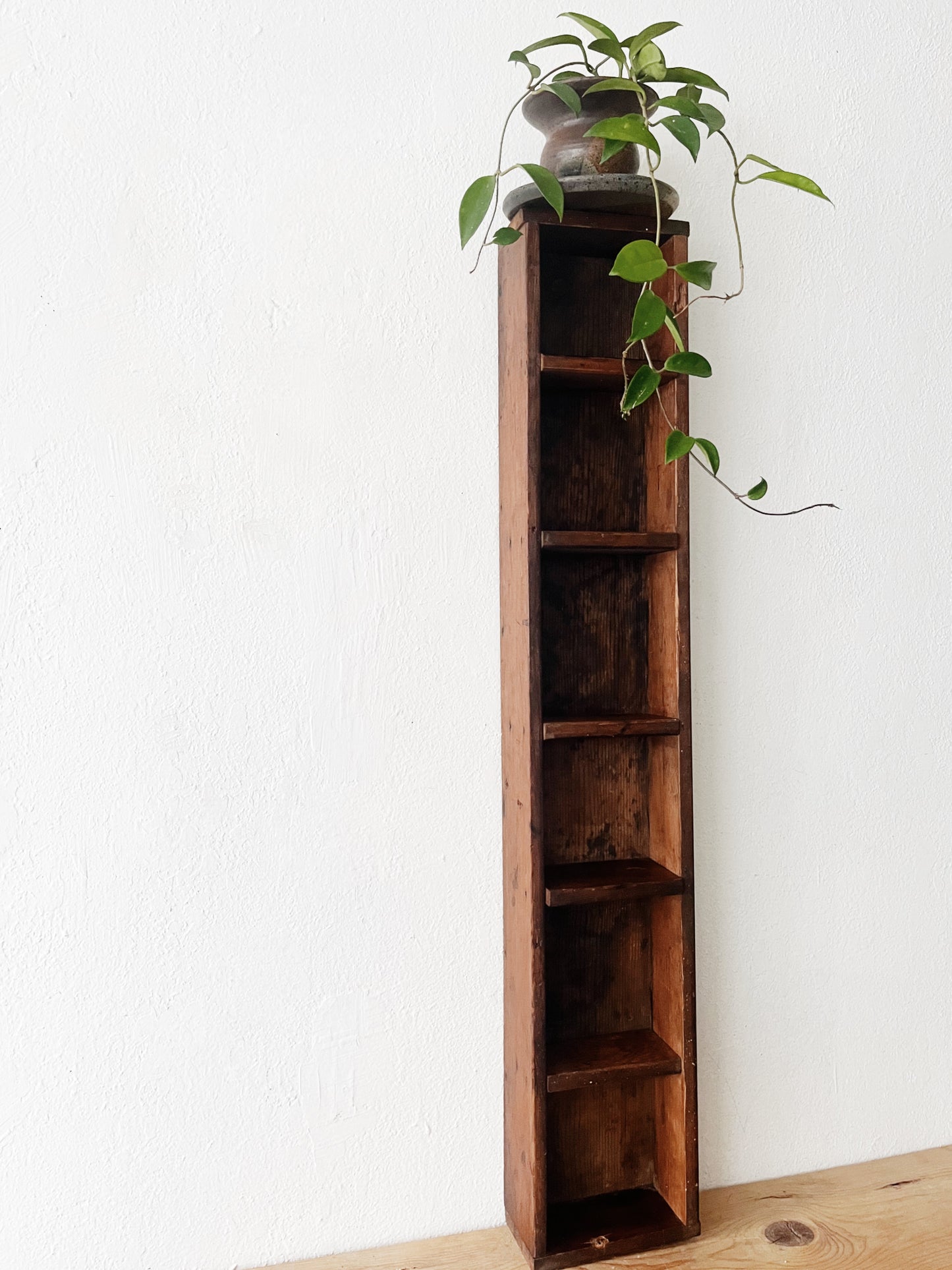 Primitive Cubby Shelf