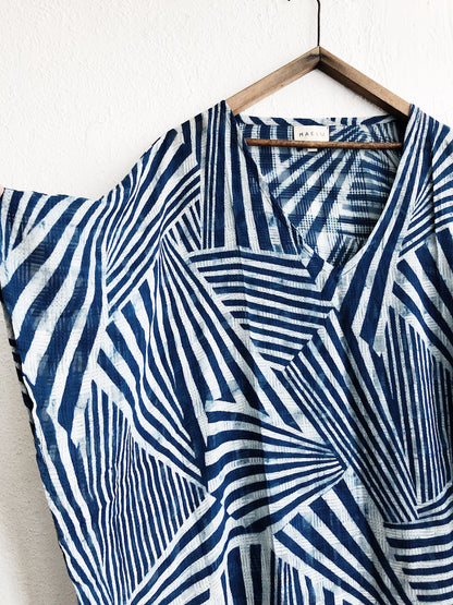 Block Printed Kimono Cover Up