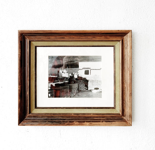 Vintage Framed Black and White Photo