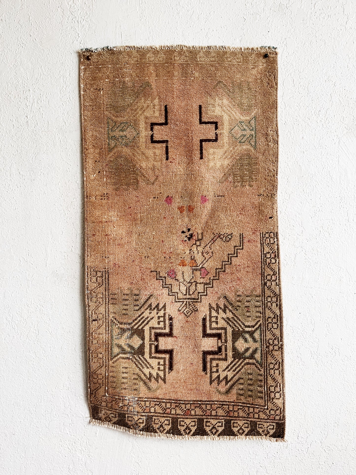 Vintage Turkish Mini Rug