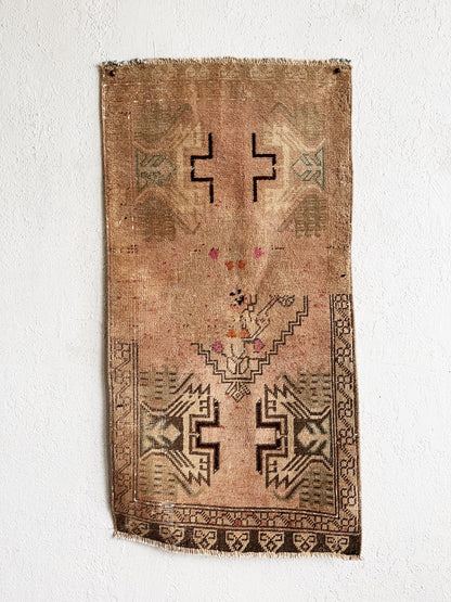 Vintage Turkish Mini Rug