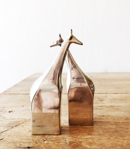 Vintage Dansk Modernist Siverplate Giraffe