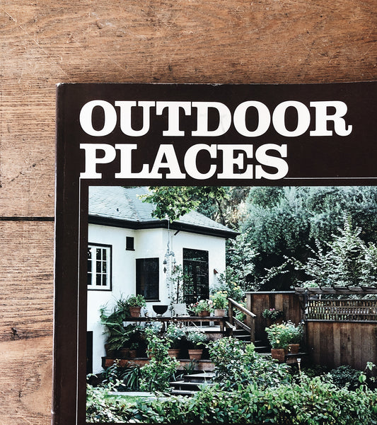 Vintage Outdoor Places Book