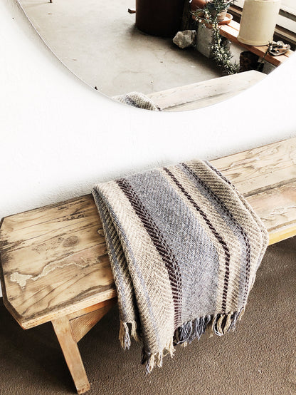 Vintage Weathered Entry Bench