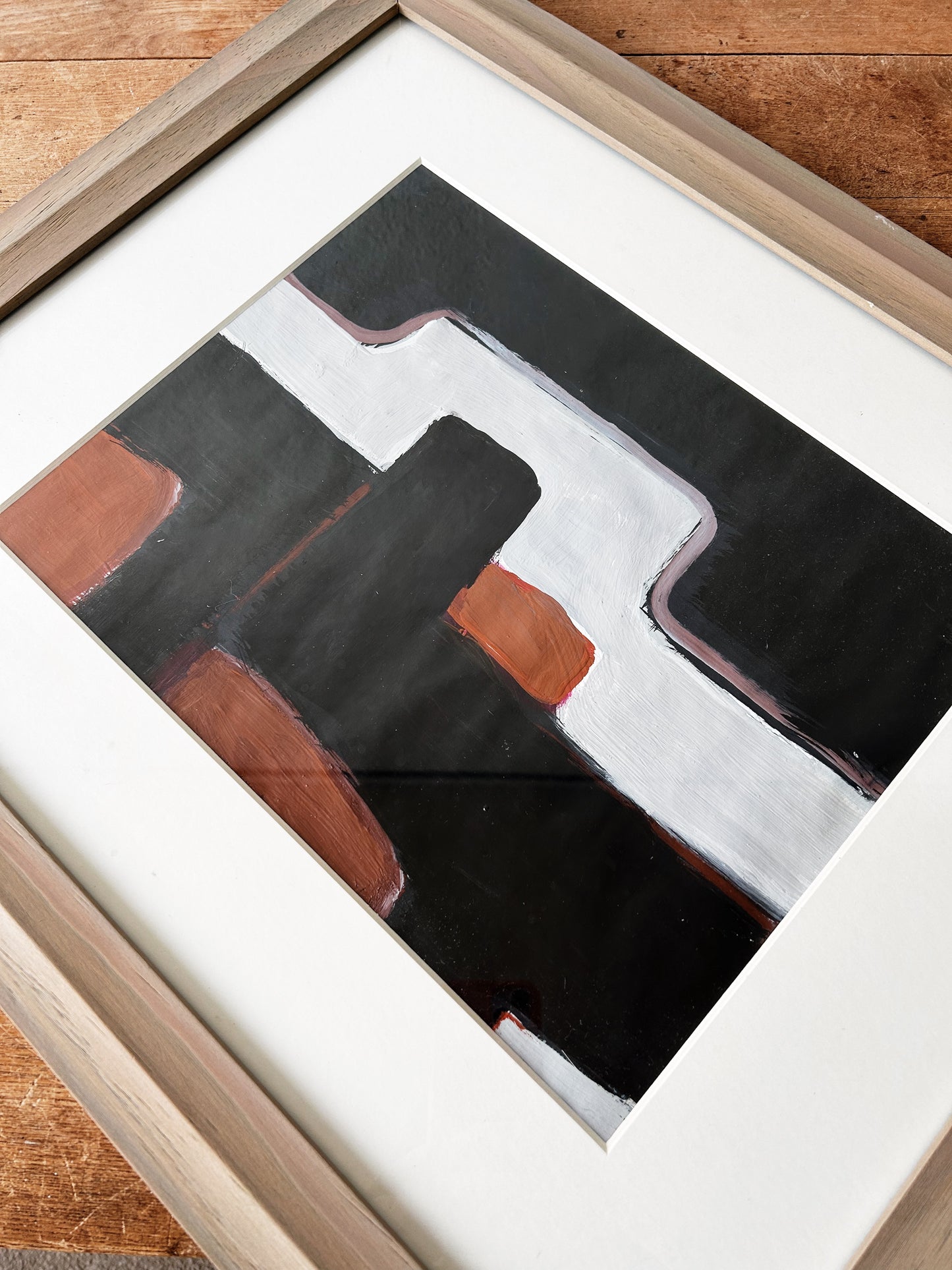 Original Framed Abstract Painting