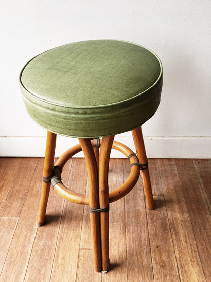 Vintage bamboo Stool