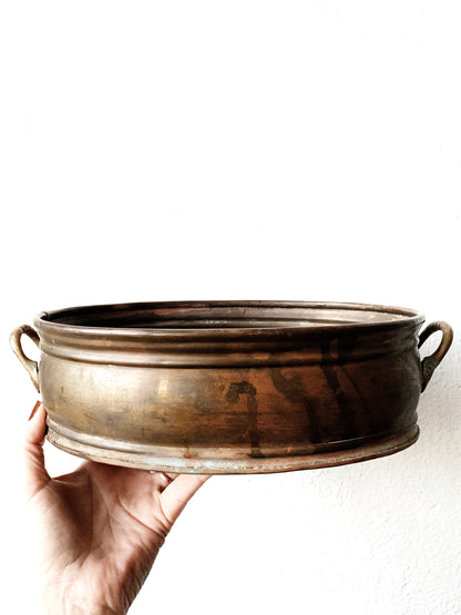 Vintage Brass Pot