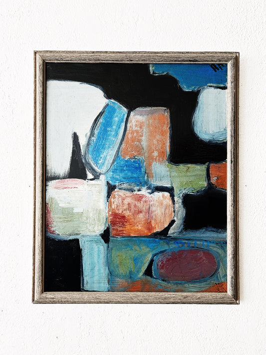 Original Framed Abstract Painting