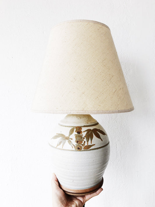 Vintage Pottery Lamp