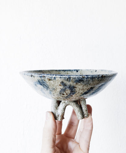 Vintage Handmade Pedestal Dish