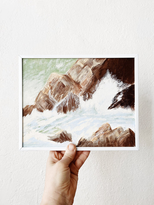Vintage Seascape Painting