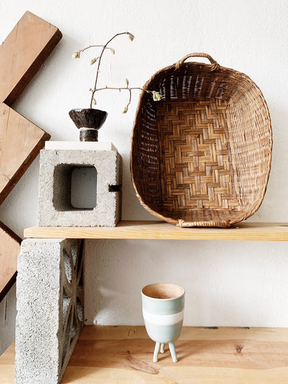 Vintage Shallow Basket