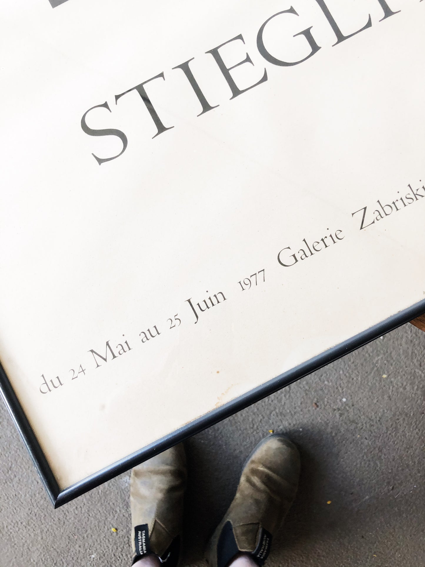 French Alfred Stieglitz Museum Poster
