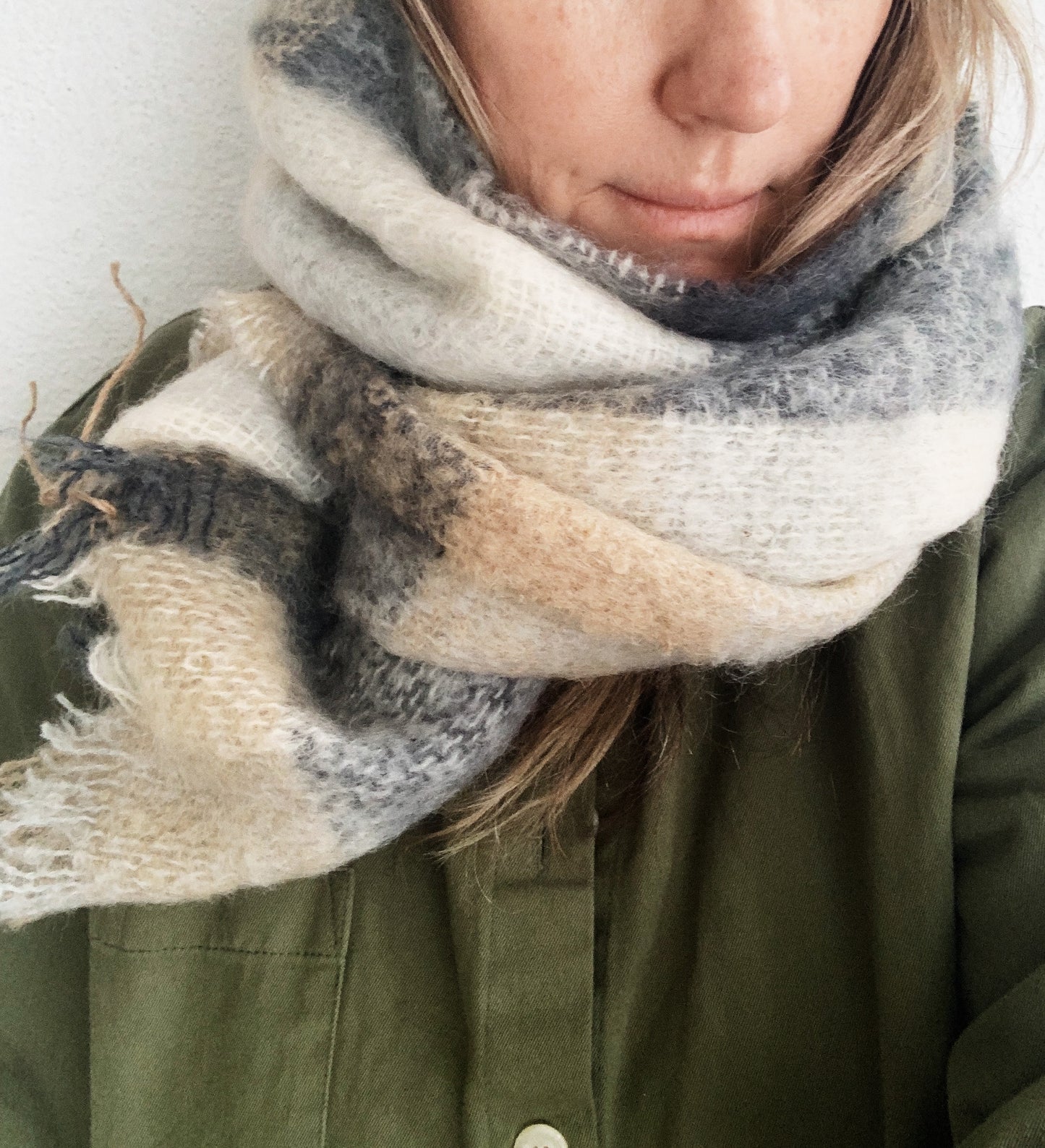 Vintage Mohair Scarf