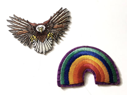 Vintage Embroidered Iron On Patch