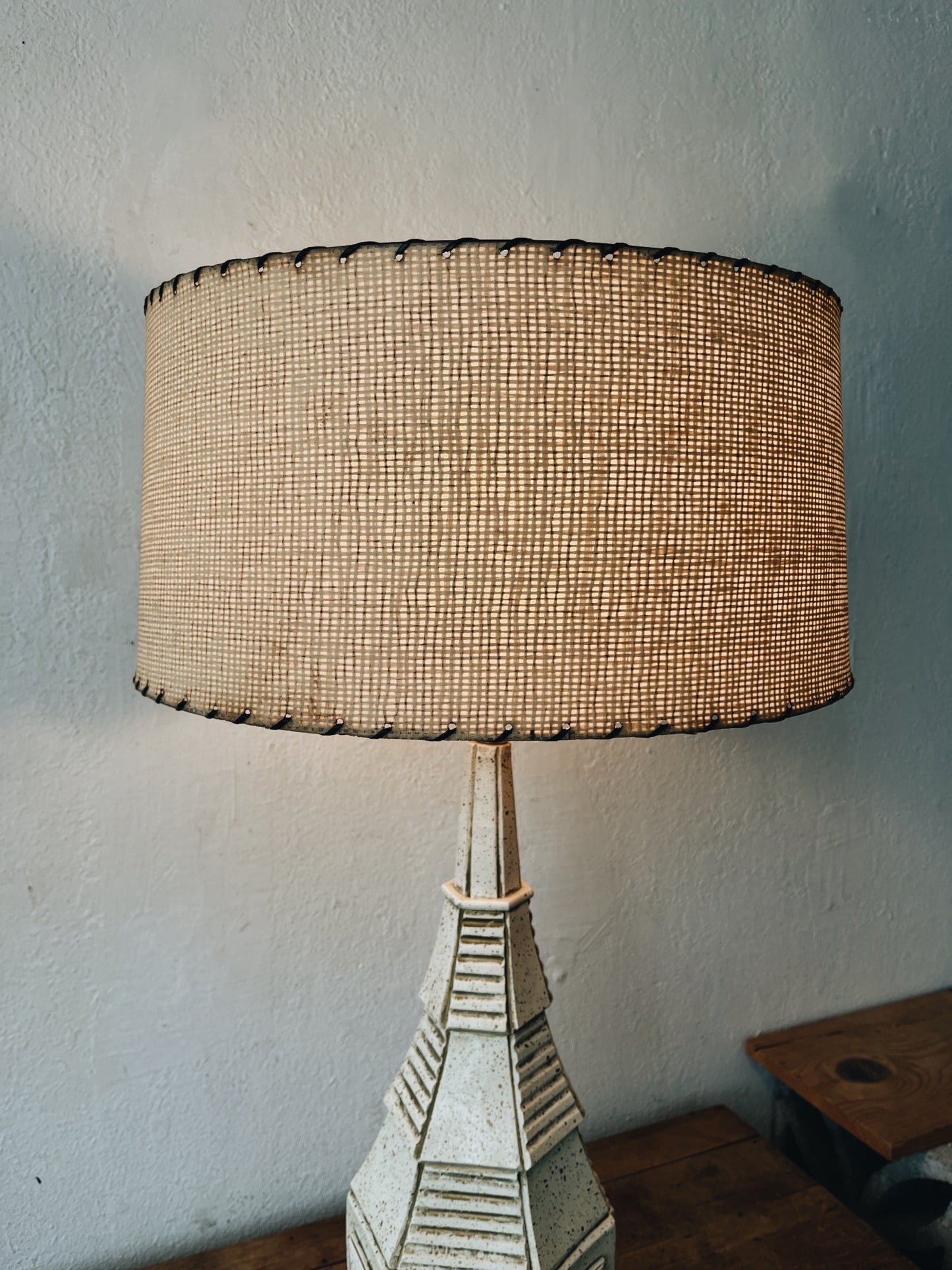 Mid Century Brutalist Style Lamp