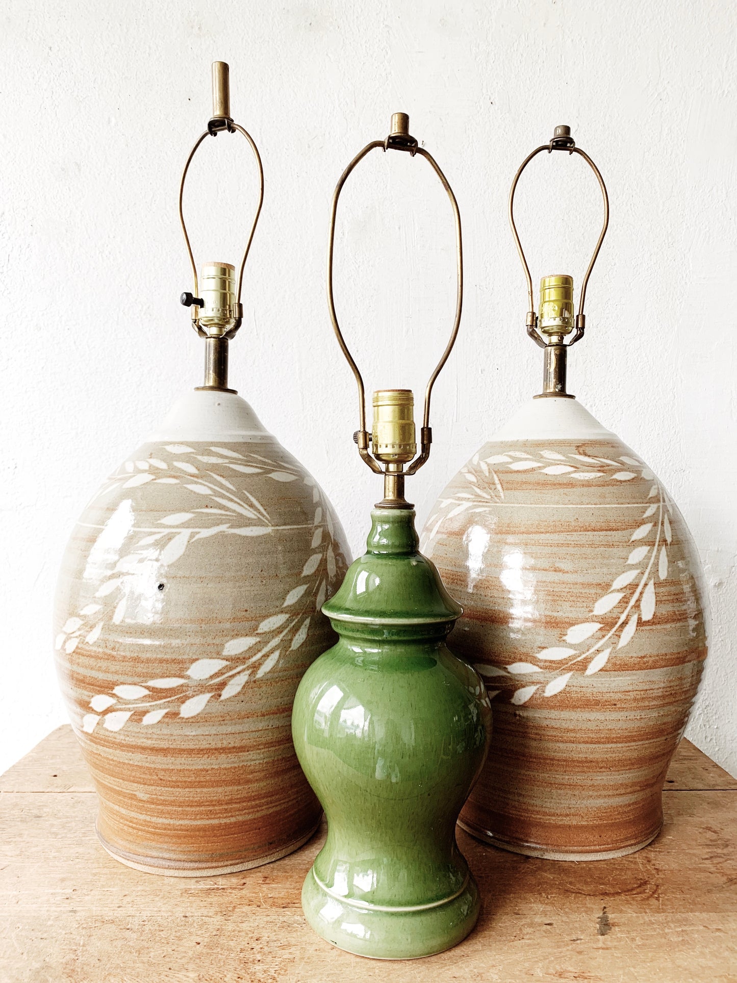 Vintage Green Ceramic lamp