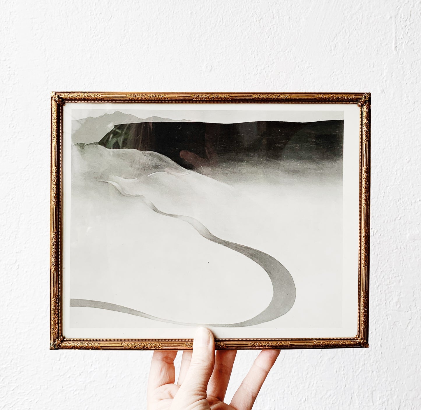 Vintage Framed Georgia O’Keeffe