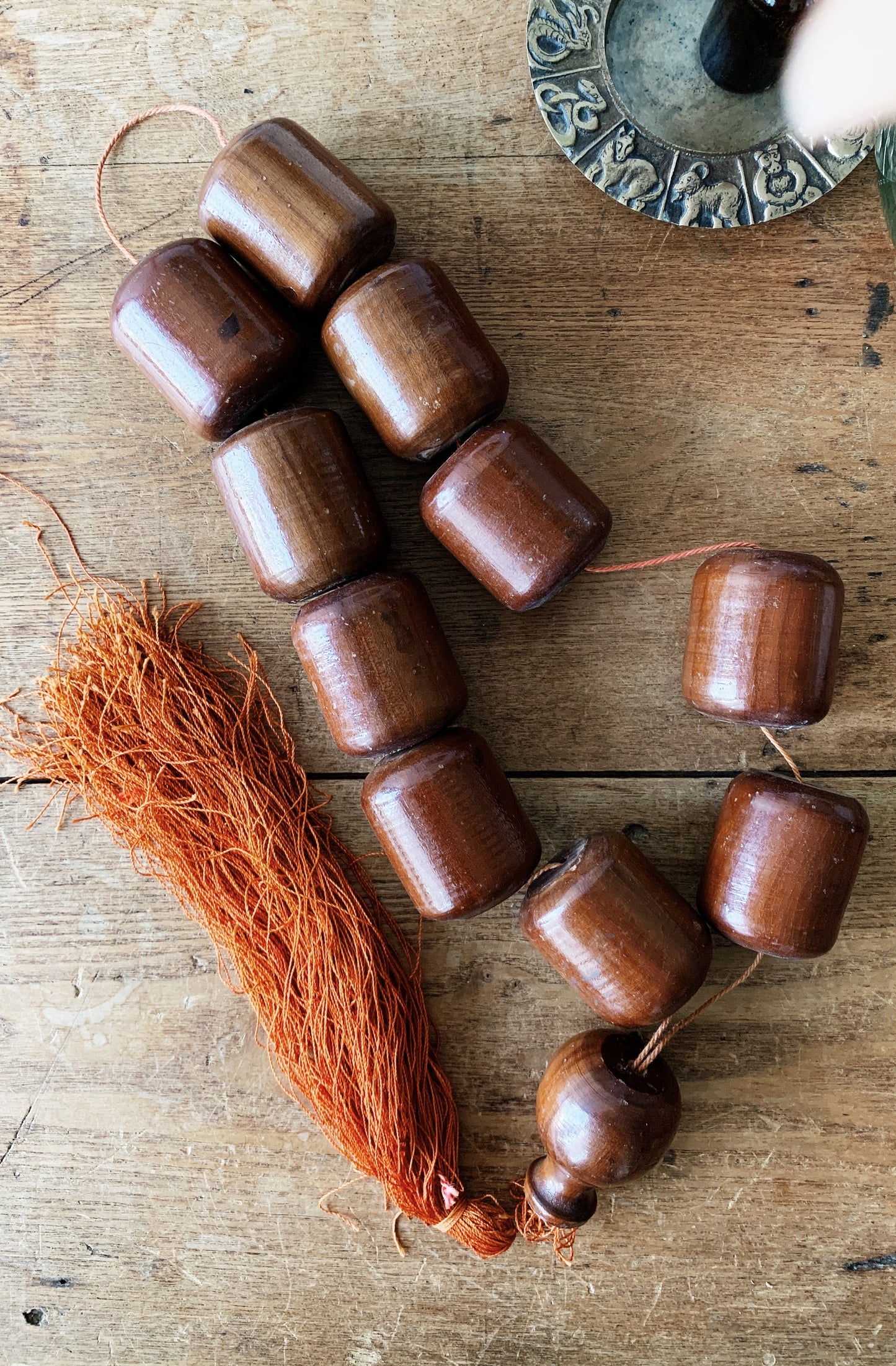 Vintage Extra Large Wood Mala Beads