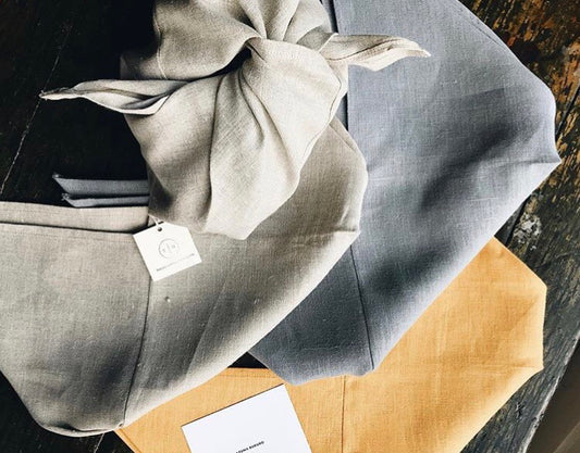 Handmade Linen Bento Bag