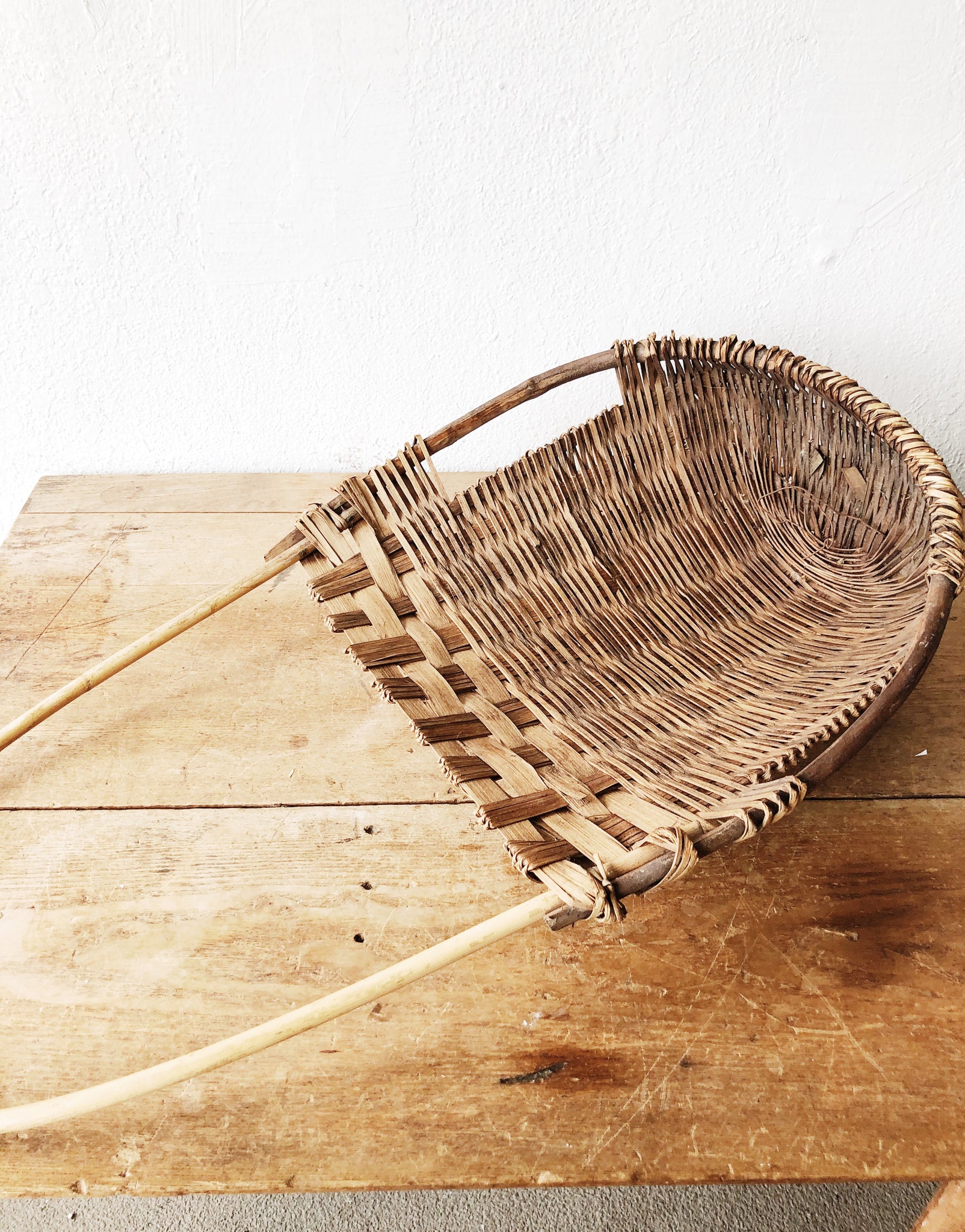 Vintage Shaker Gathering Basket