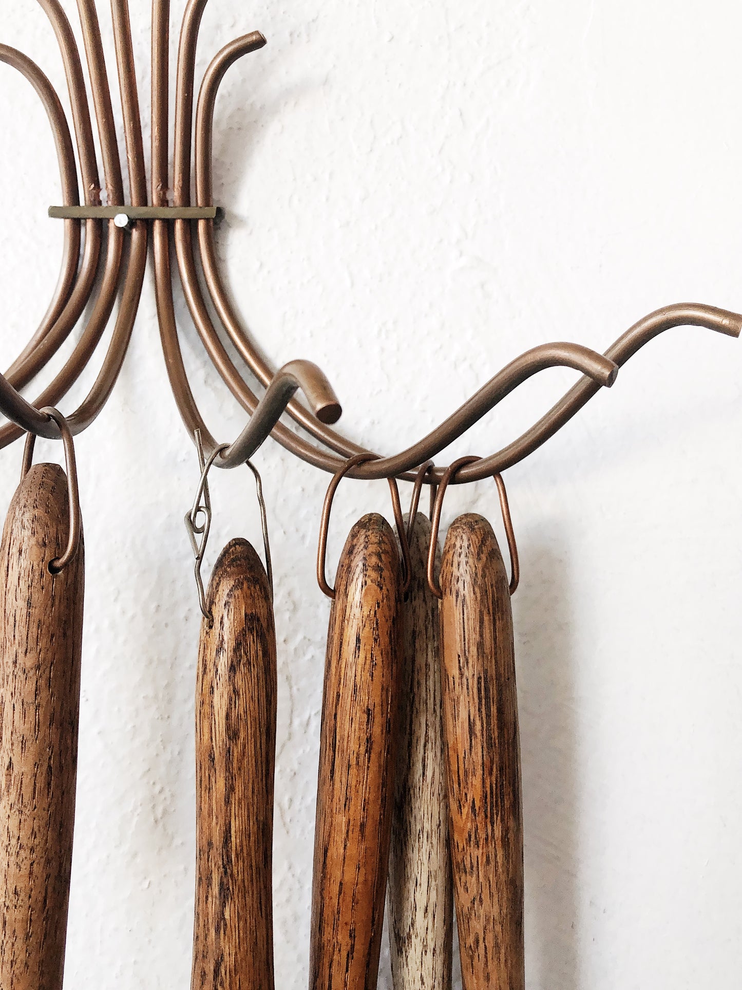 Vintage Copper Utensil Set