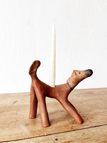 Handmade Folk Art Ceramic Animal