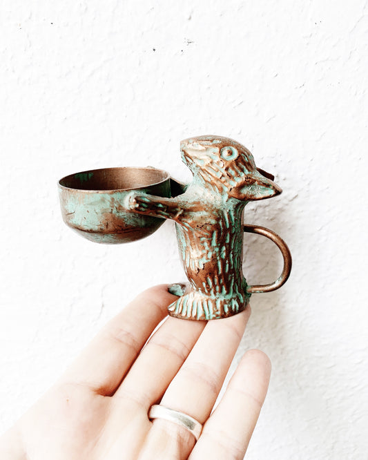 Vintage Weighty Copper Mouse