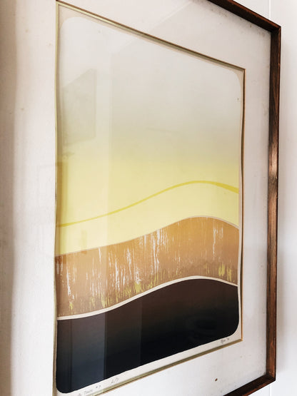 Original Vintage Screenprint