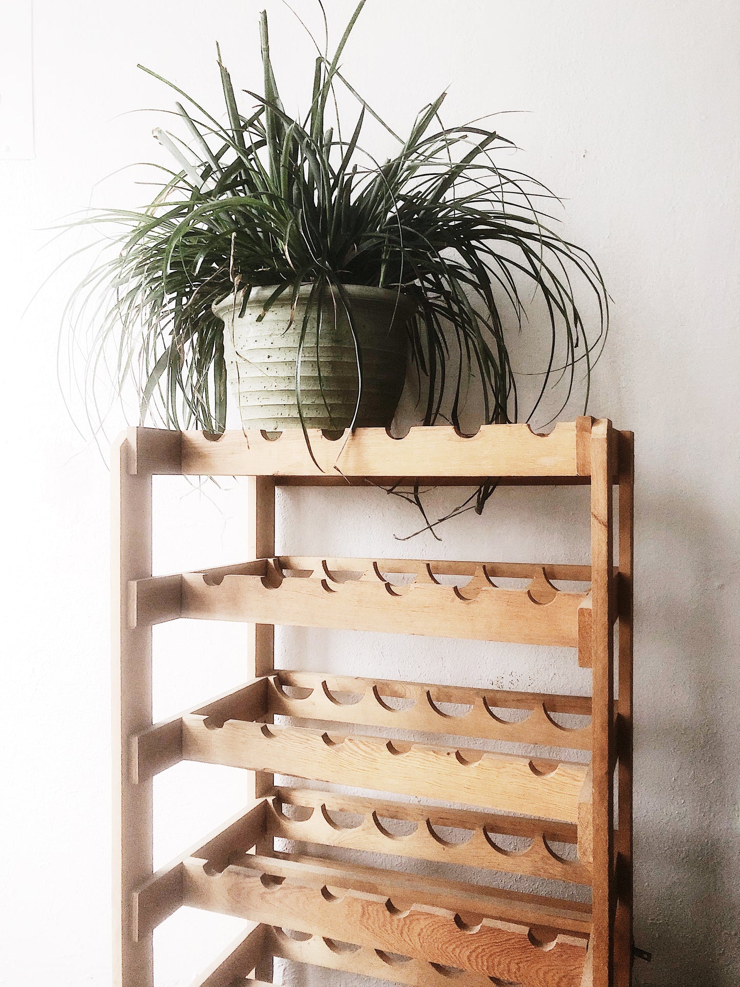 Vintage Handmade Wine Rack