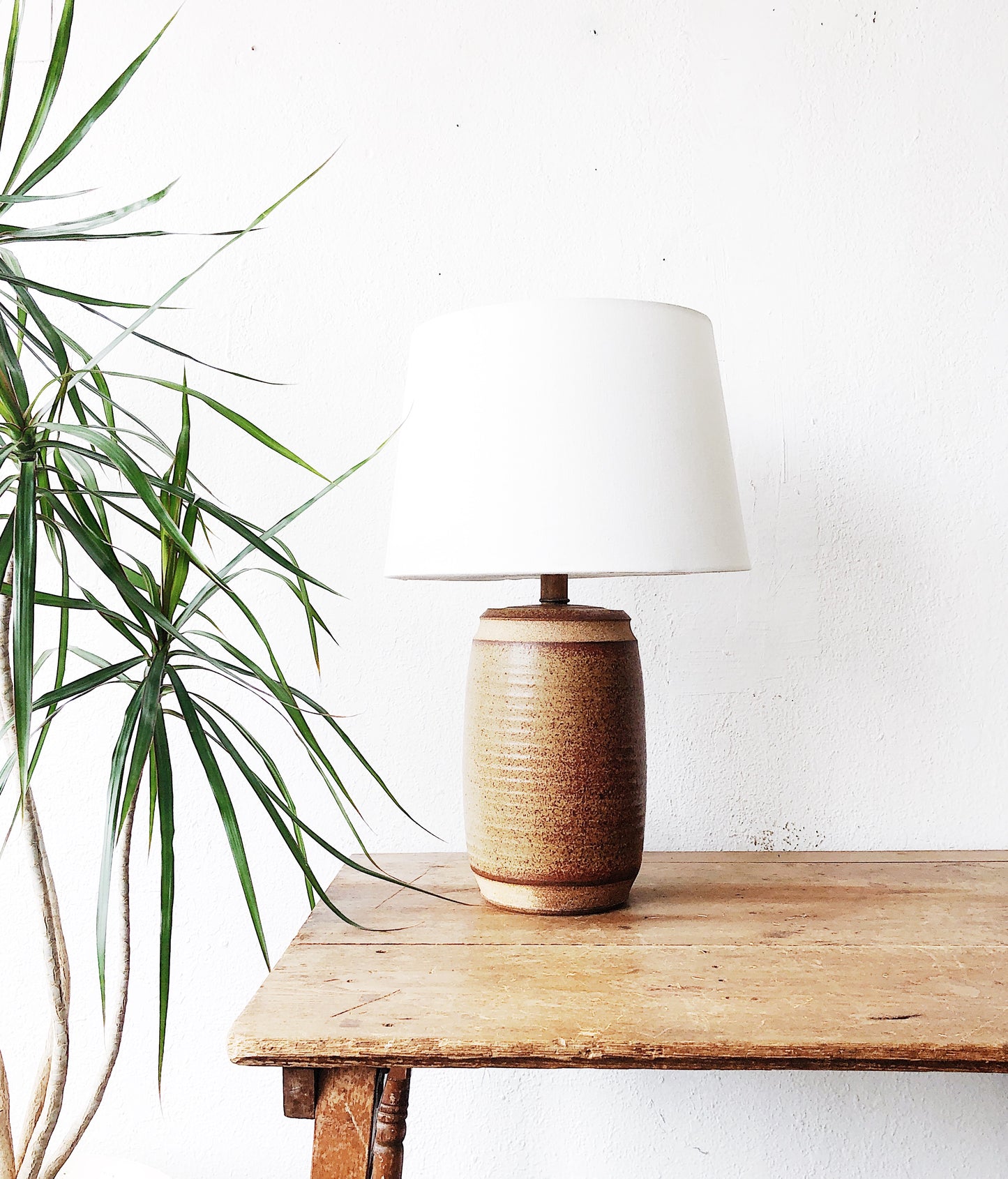Handmade 1970s Ceramic Lamp