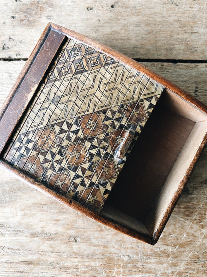 Petite Vintage Japanese Tambour Chest