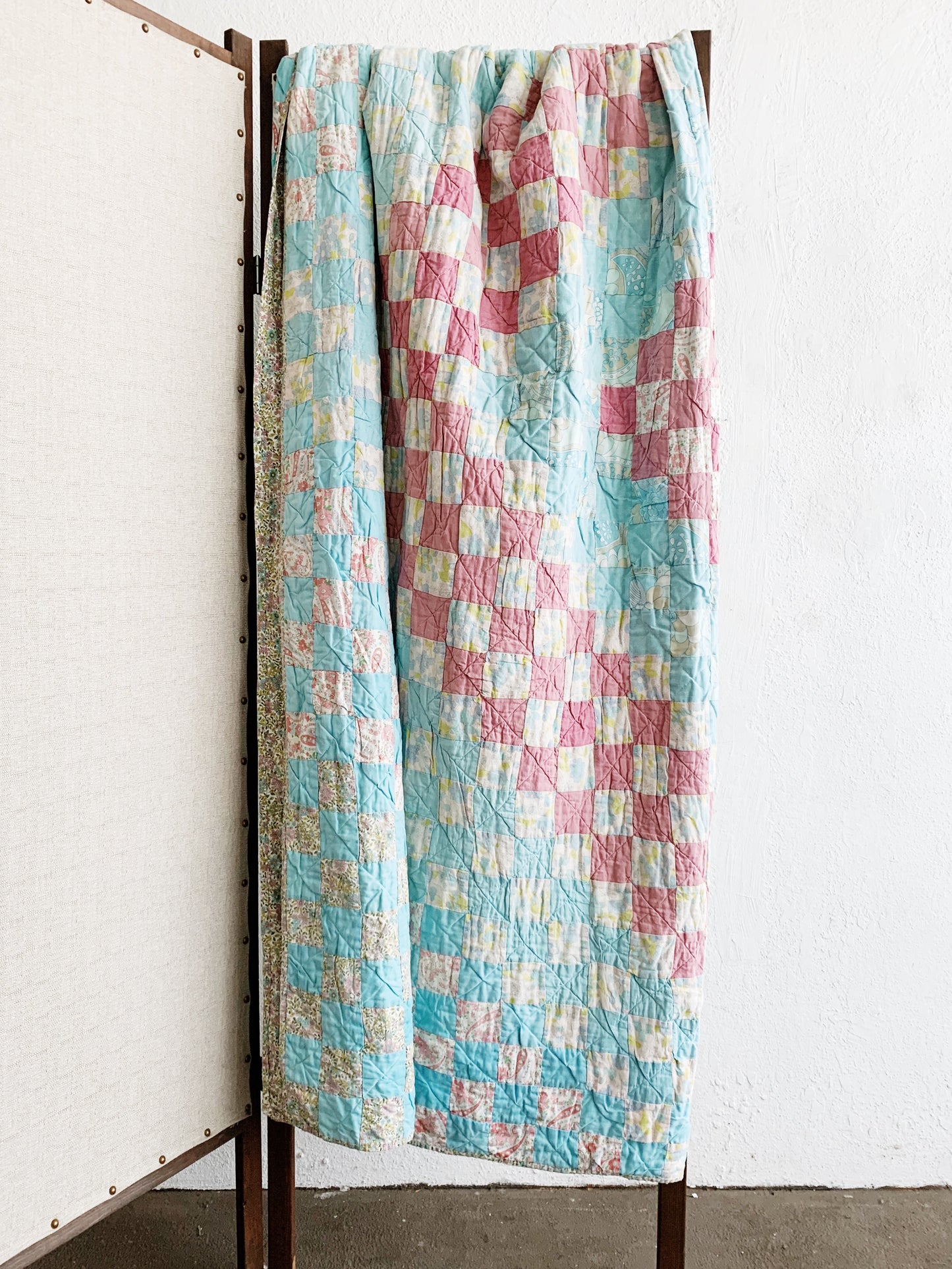 Vintage Handmade Cotton Quilt