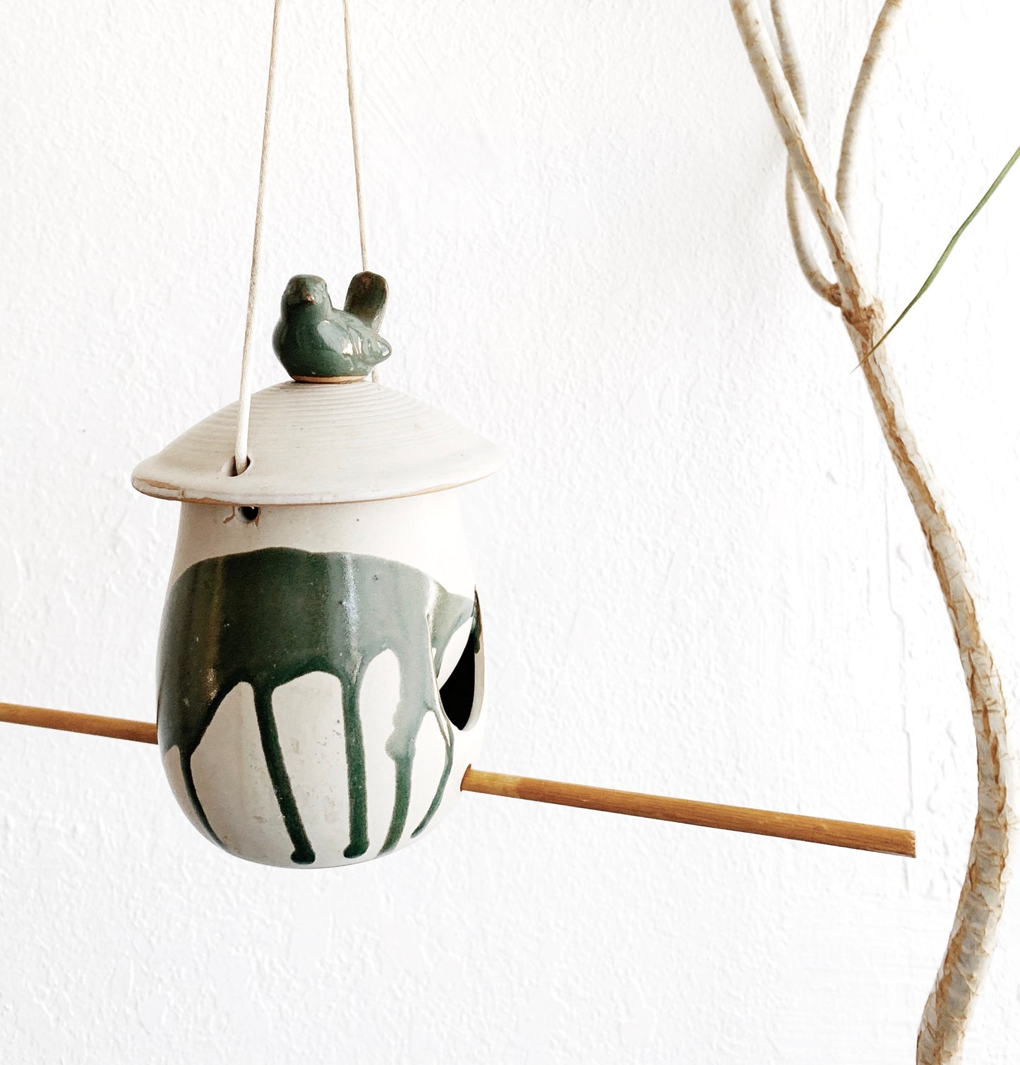 Handmade Ceramic Bird Feeder
