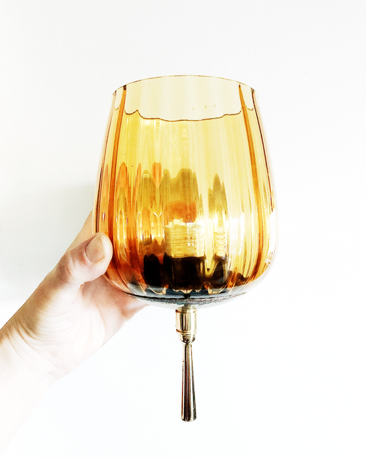 Vintage Amber Light Sconce