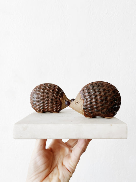 Vintage Lisa Larson Hedgehog Shakers