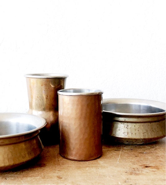 Hammered Copper Dinnerware