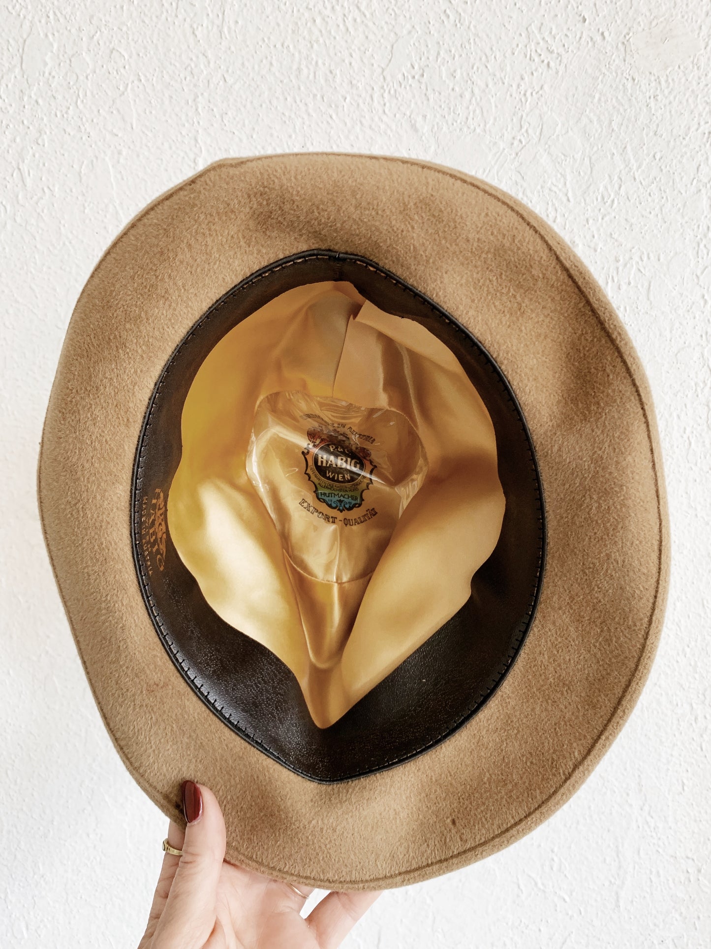 Vintage Handmade P&C Habig Austria Fedora