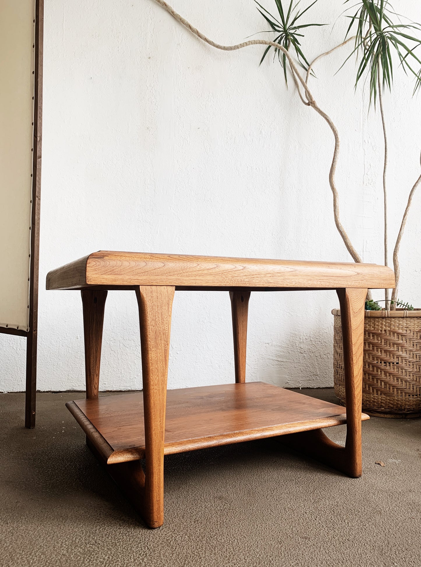 Mid Century Lane Alta Vista Walnut Side Table