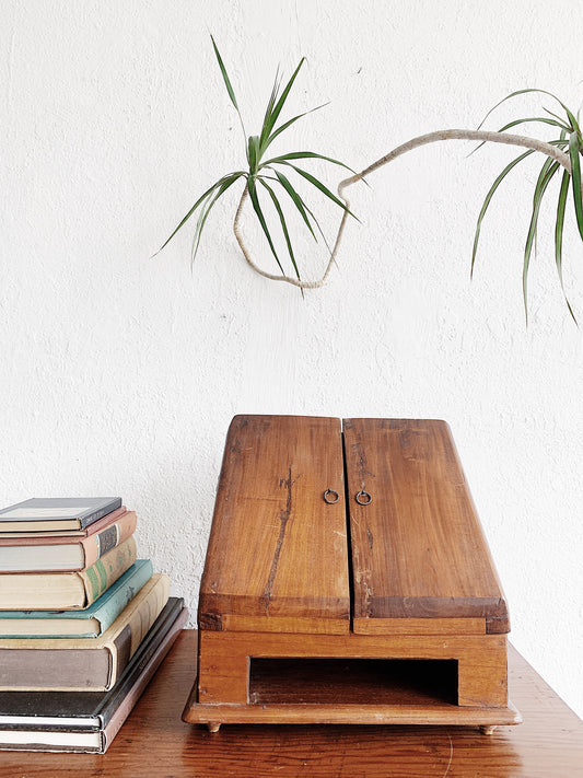 Handmade Wood Desk Organizer