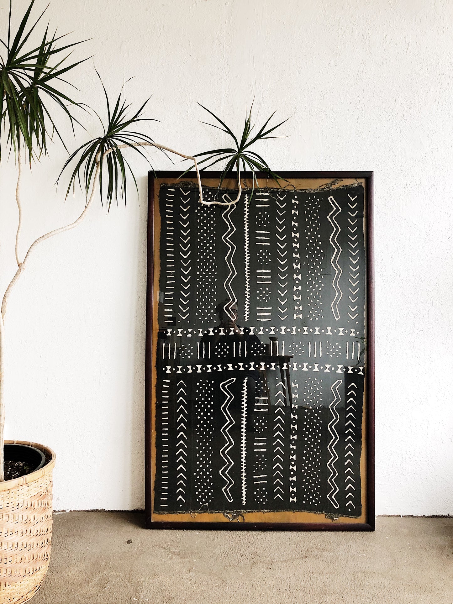 Vintage Museum Framed Mudcloth
