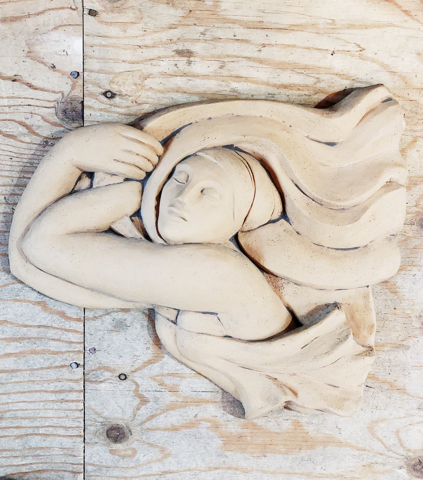 Heavy Bisque Female Goddess