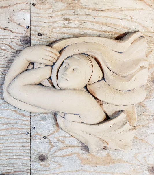 Heavy Bisque Female Goddess