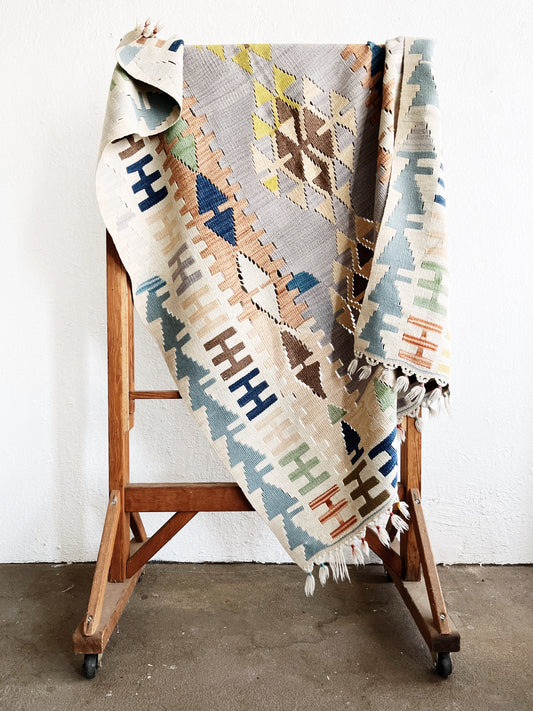 Turkish Wool Kilim Rug