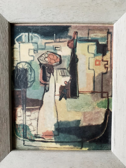 Vintage Framed Litho Pair