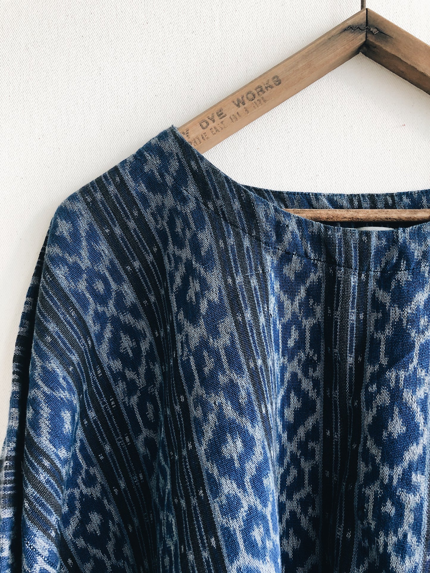 Woven Indigo Ikat Tunic