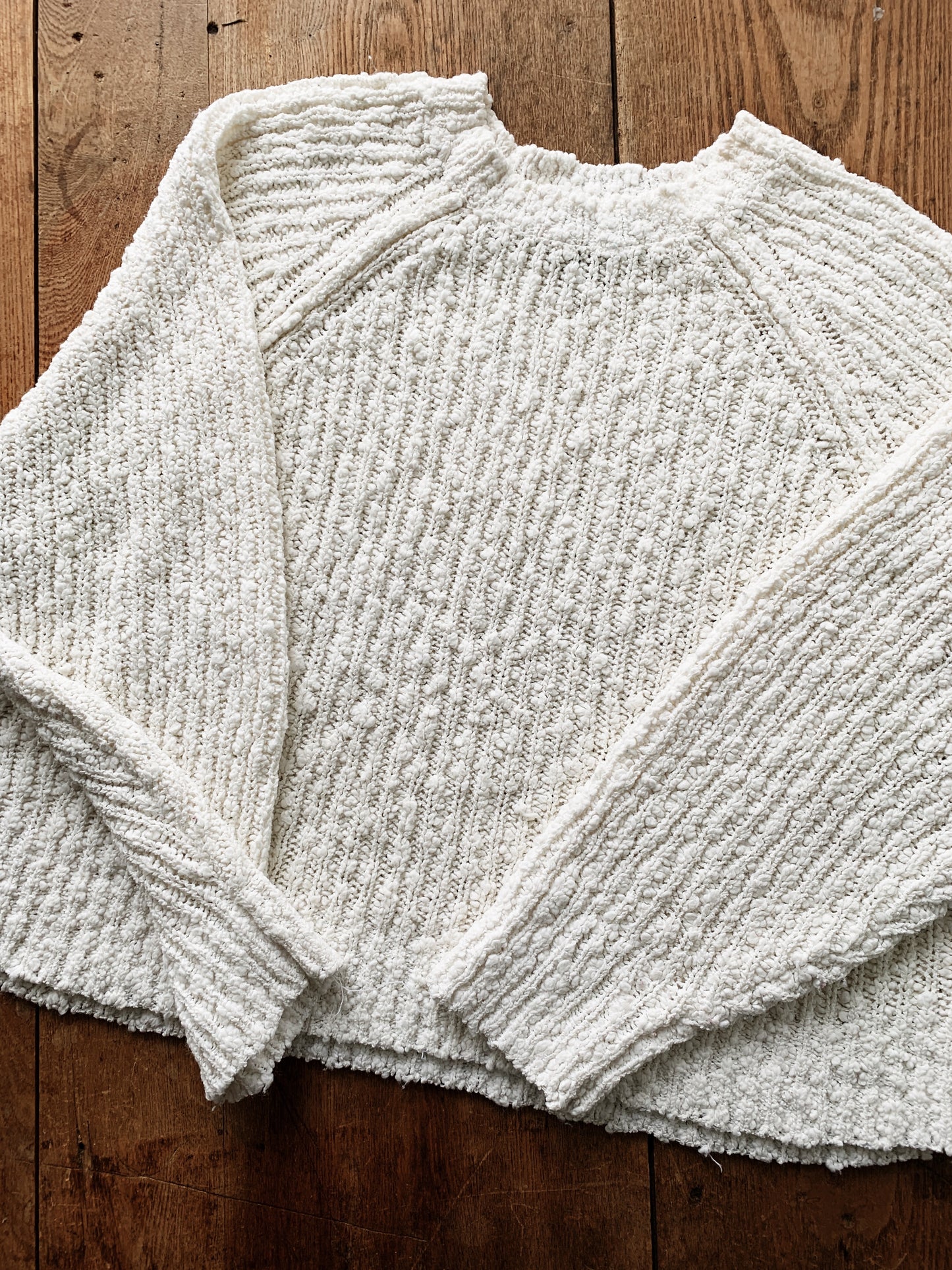 Vintage Chaus Nubby Cream Sweater