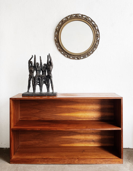 Low Vintage Teak Shelf