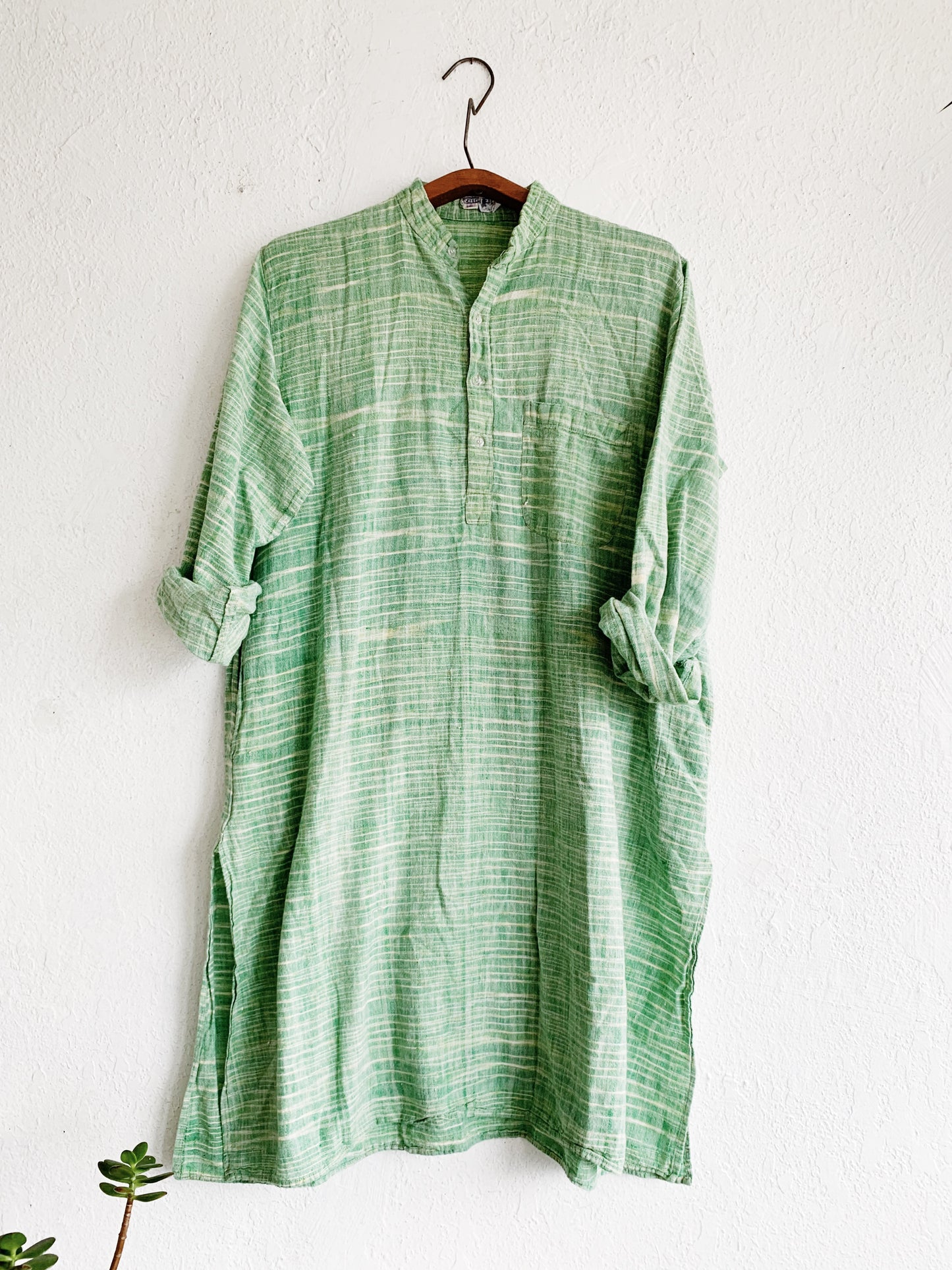 Vintage Cotton Tunic with Pockets