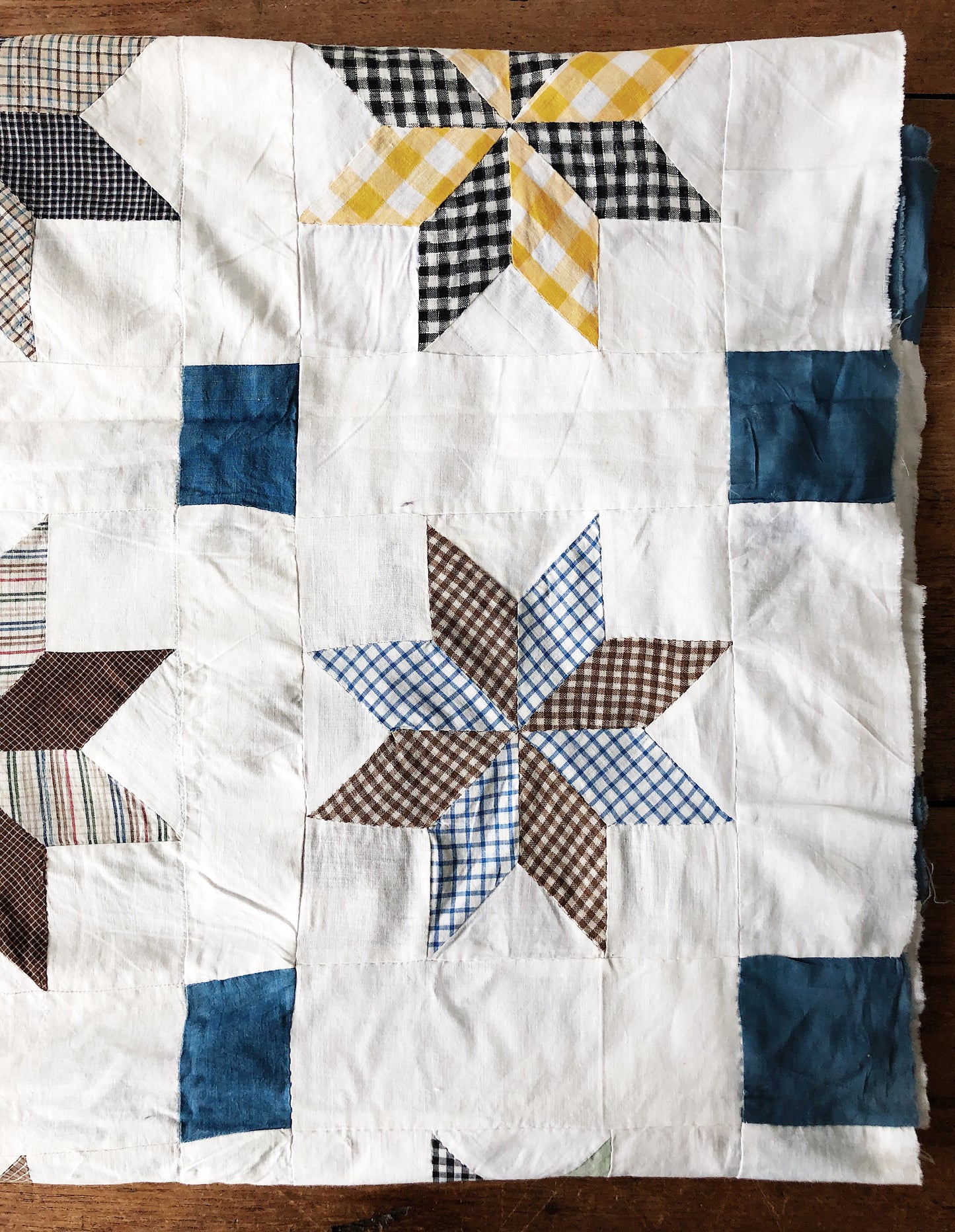 Vintage Cotton Quilt Top